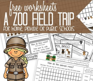 zoo field trip worksheet free