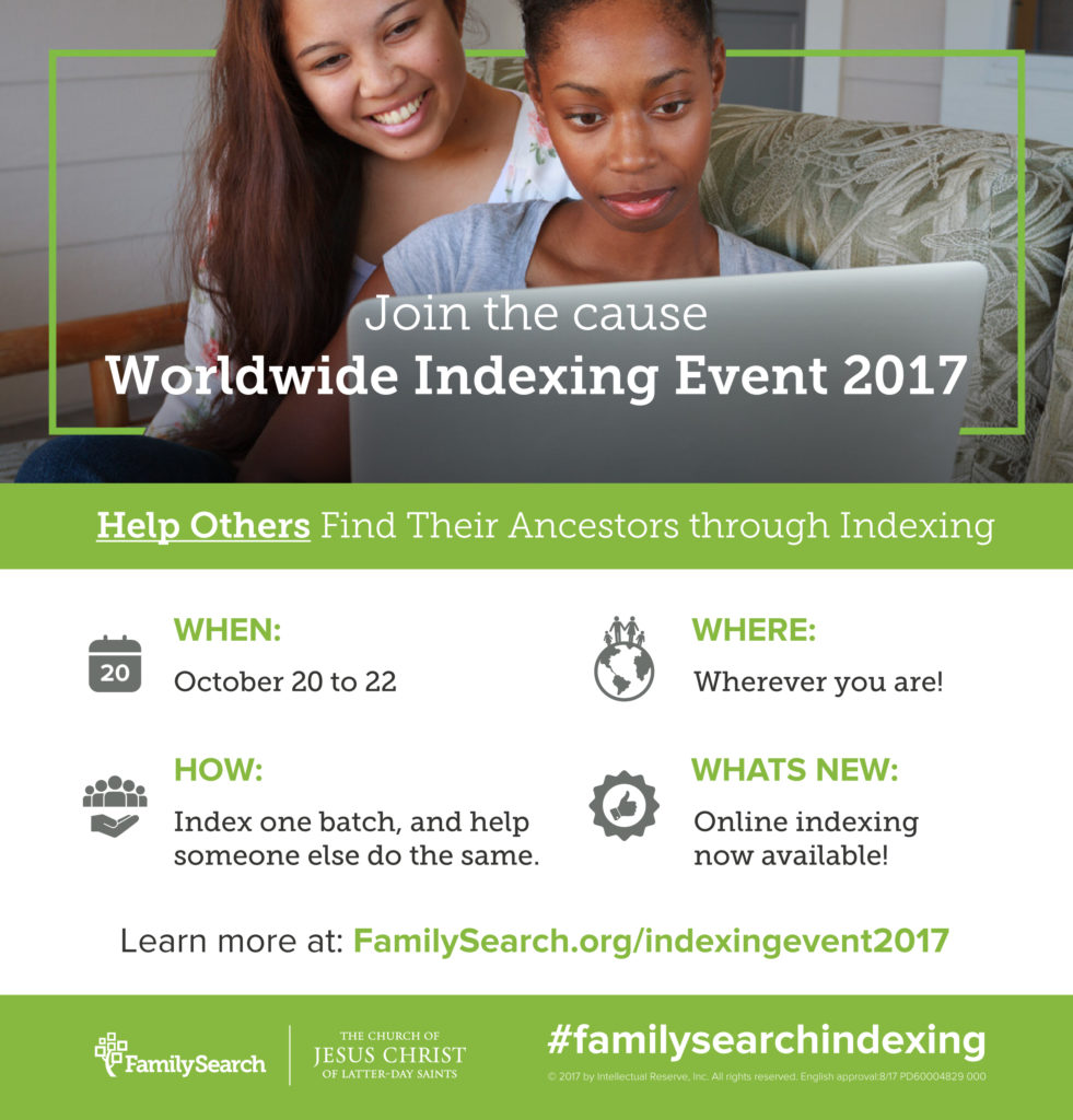 FamilySearch Indexing Event